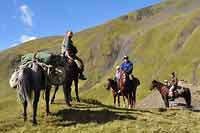 Horseback tramping in Georgia Horseback tramping in Georgia