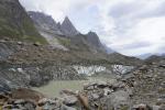 Lac du Miage i bok lodowca Miage.